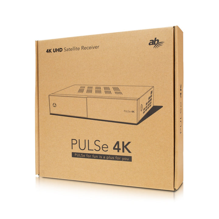 Récepteur AB PULSe 4K UHD (1x tuner DVB-S2X + 1x tuner DVB-T2/C)