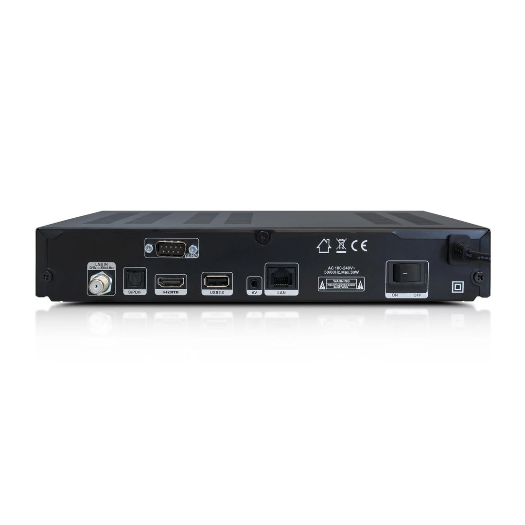 Récepteur AB Cryptobox 800 UHD / AB CR800UHD 4K - UHD Combinaison d'un récepteur satellite numérique et d'un lecteur multimédia