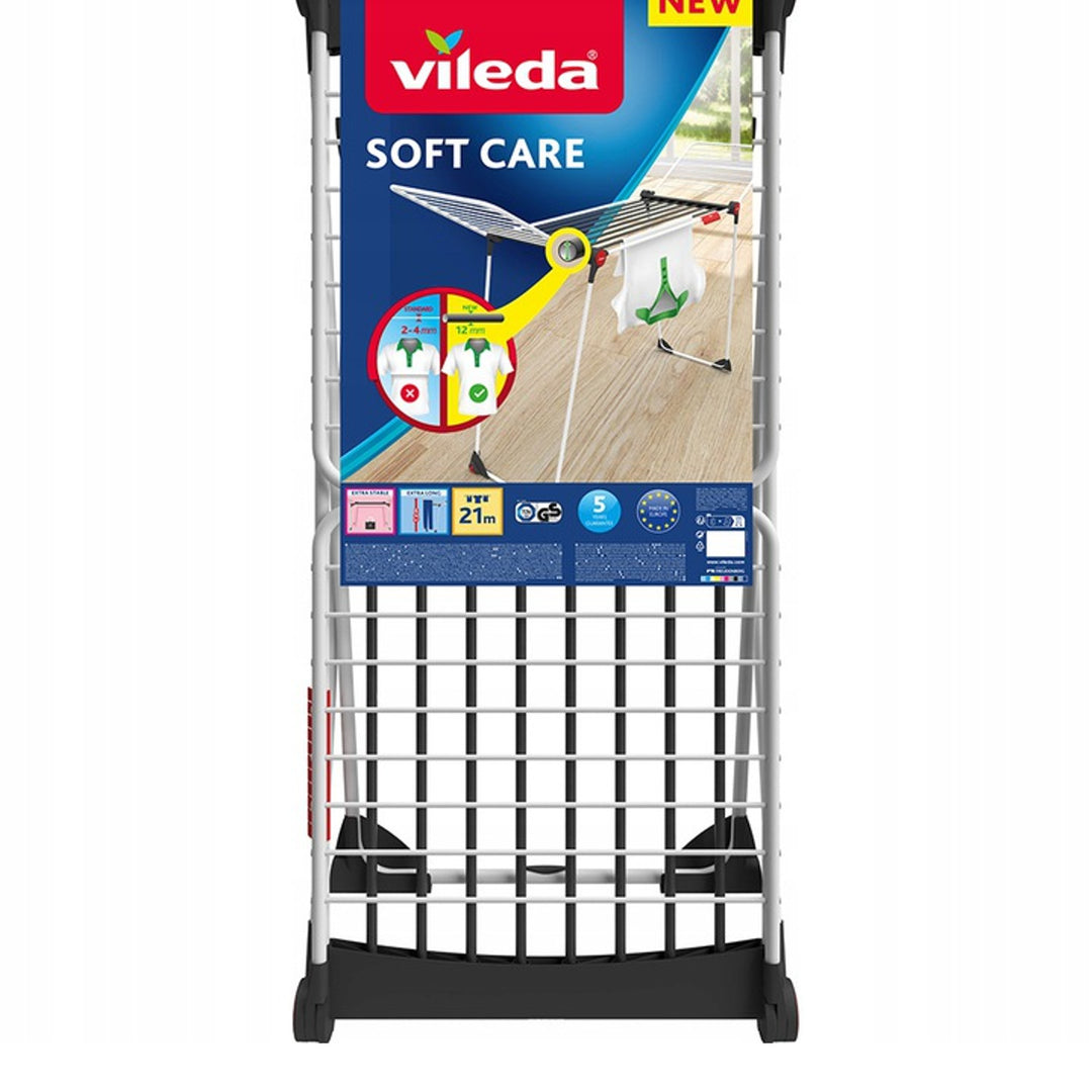 Vileda Soft Care wasdroger wit 215 x 56 x 128 cm