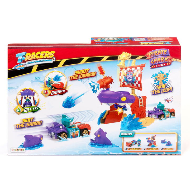 T-Racers Pirate Shark Speelset Exclusieve voertuigspeelset