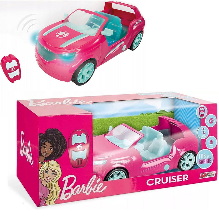 Barbie roze auto-SUV-set met afstandsbediening Mondo Motors