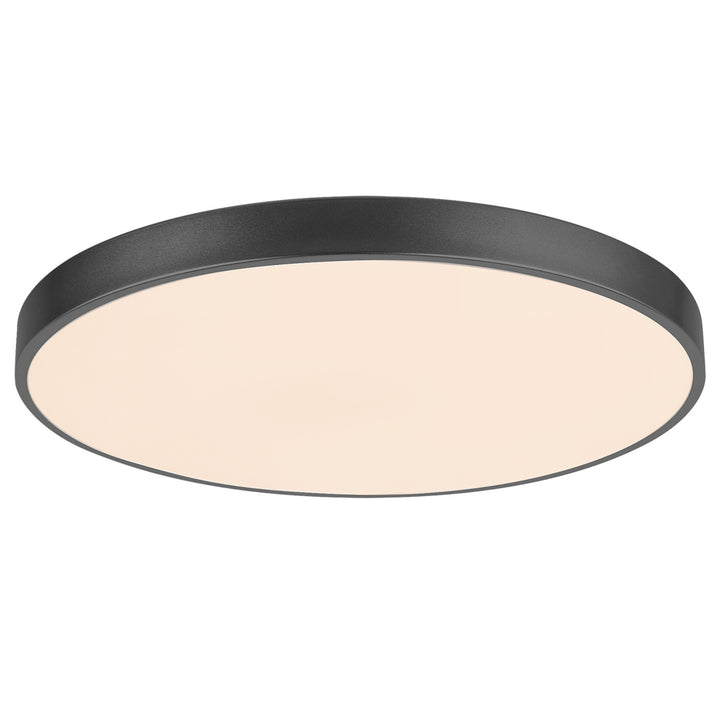 Plafondlamp Tesia, ind. Plafond. Rabalux LED 60W, zwart, 60cm