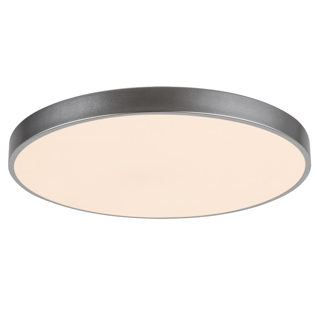 Plafondlamp Tesia, ind. Plafond. Rabalux LED 60W, zilver, 60cm