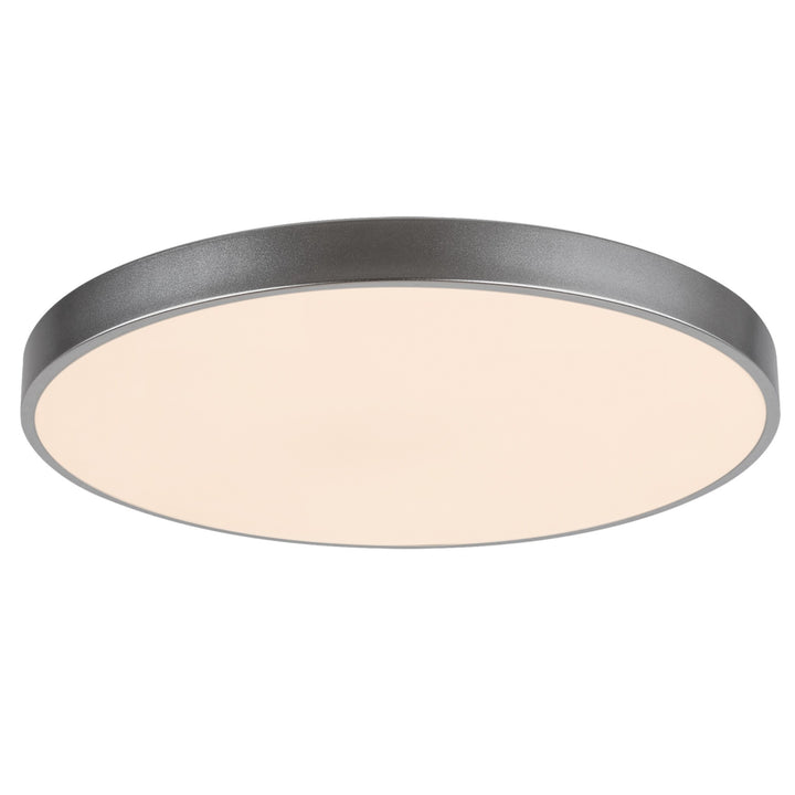 Plafonnier Tesia, ind. Ceil. Rabalux LED 60W, argent, 60cm