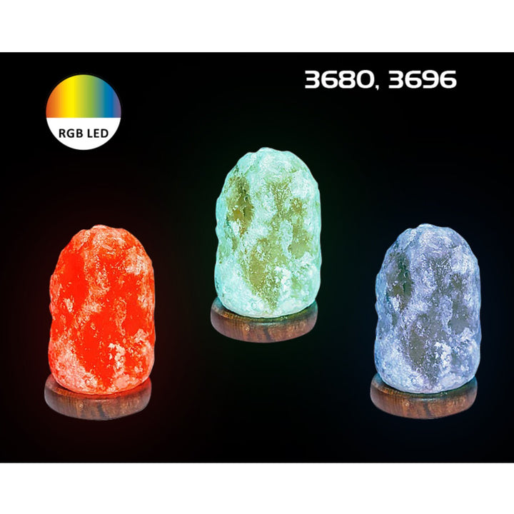 Rabalux Wasabi zoutlamp, ind.deco, USB, RGB, LED 1W