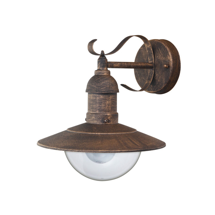 Oslo lampe murale de jardin extérieureE27 60W a.gold IP44