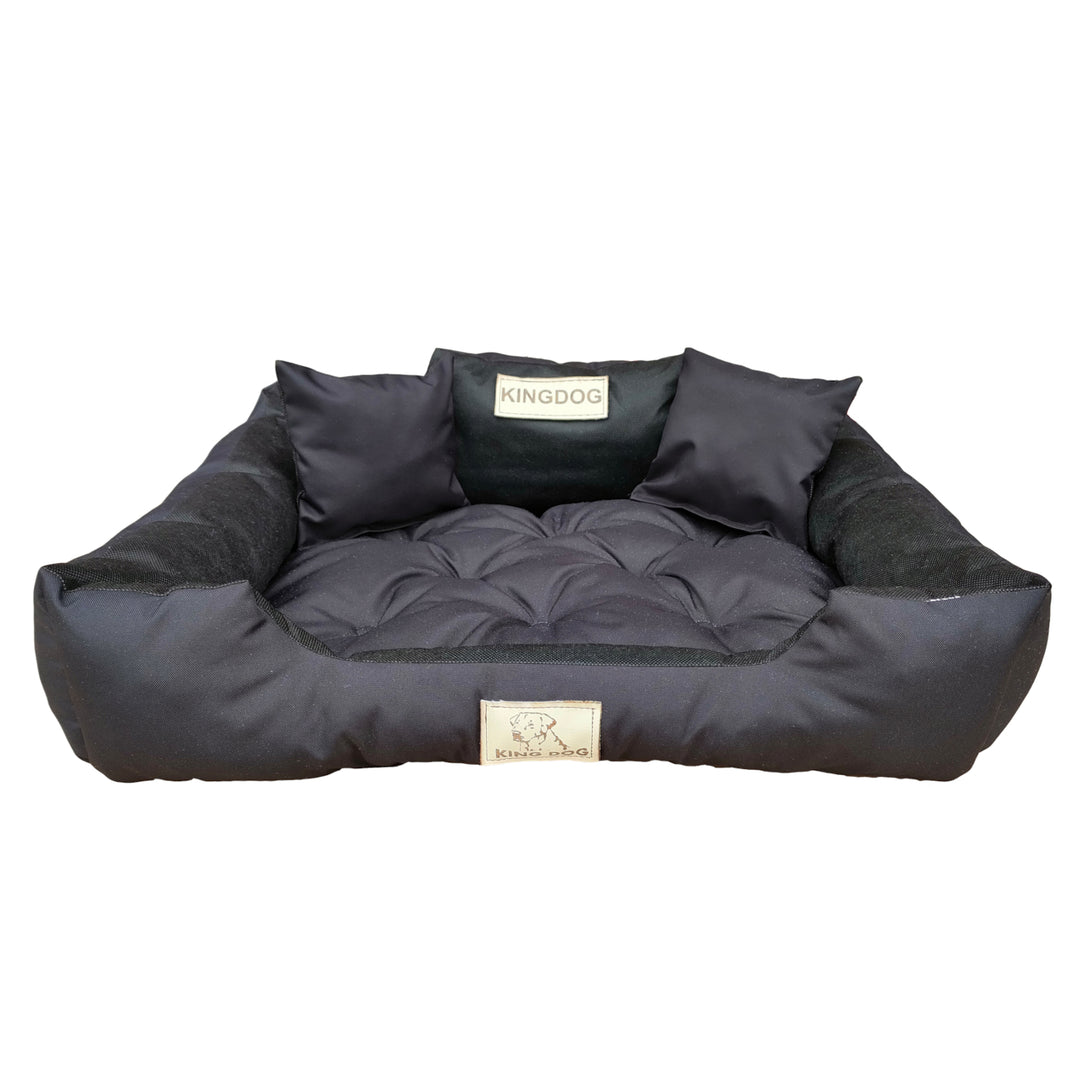 Lit pour chien et chat 55 x 45 Black Kingdog taille S