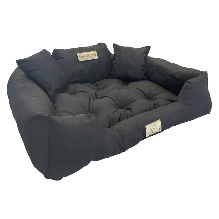 Lit pour chien et chat 55 x 45 Black Kingdog taille S
