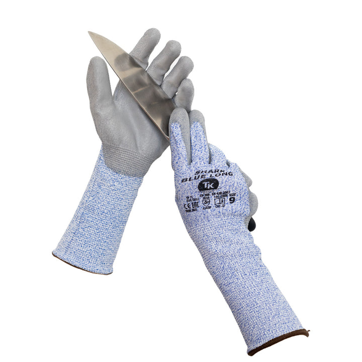 GANTS ANTI-FOULARDS À MANCHETTES ALLONGÉES TAILLE 8 (1 PAIRE)