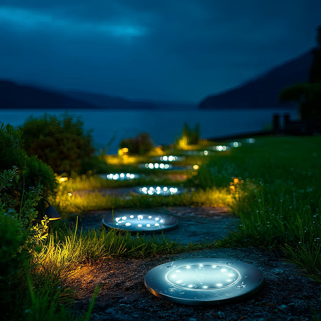 Maclean IP44 solar tuinspot, 12 SMD LED's, 4000K, Ni-MH 600 mAh, 0,7W, MCE318