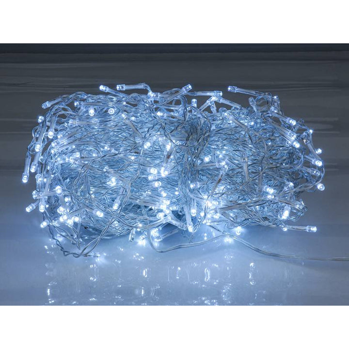 Guirlande lumineuse ML50Z 100 glaçons 500 Led 15m blanc froid IP44