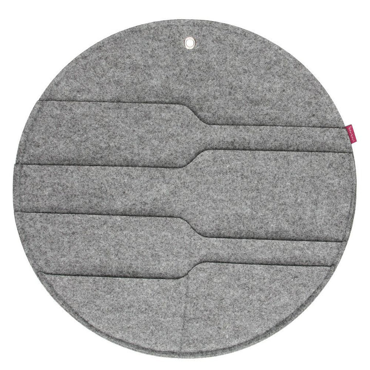 Reuzenrad wandorganizer met vakken grijs XL - 45 cm