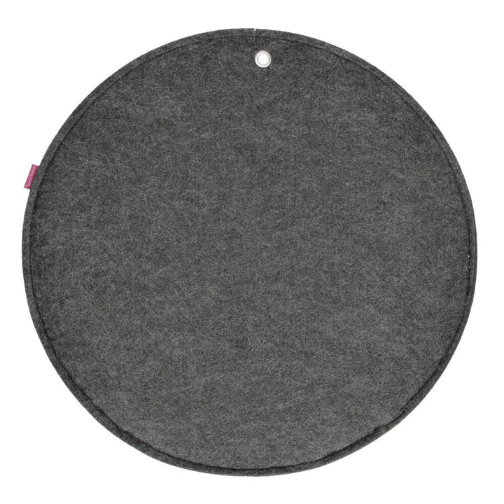 Organisateur mural en feutre Bertoni Circle XL diamètre 45 cm - anthracite, 4 poches