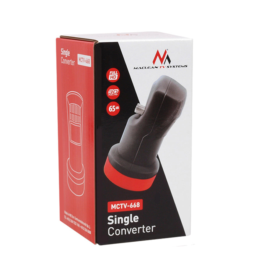 Convertisseur Sat Single 4K NC+ Polsat MCTV-668 + fiche F