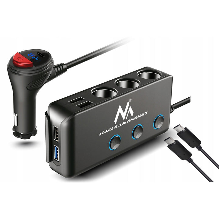 12-24V 4xusb allume-cigare distributeur + câble