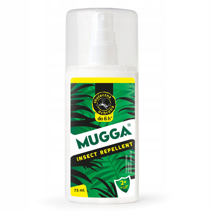 Mugga spray 9,5% 75ml pour les moustiques tiques + Lotion apaisante 50ml