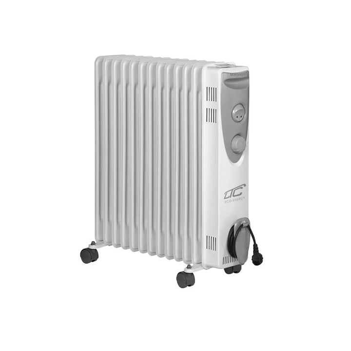 LTC oliekachel 13 lamellen, 3 verwarmingsniveaus 2500W, oliebadradiator