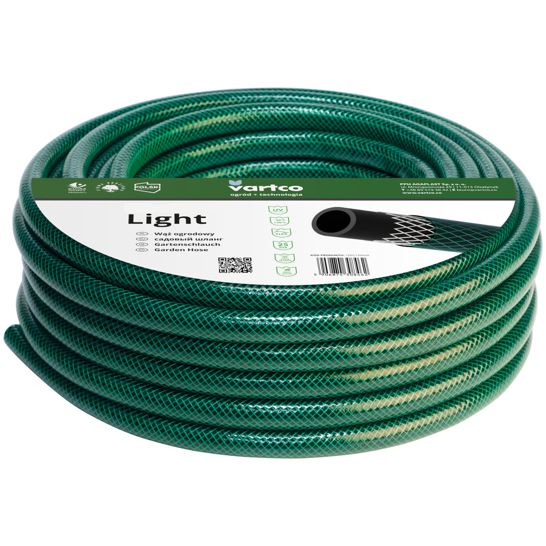20m 1/2" Vartco Light tuinslang + fittingen + bewateringssysteem