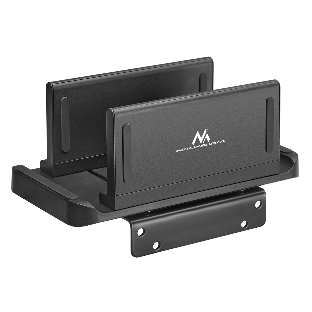 Maclean  MC-454 Thin Client / Mini PC Terminal Holder, noir, compatible avec les supports VESA, sur pied,