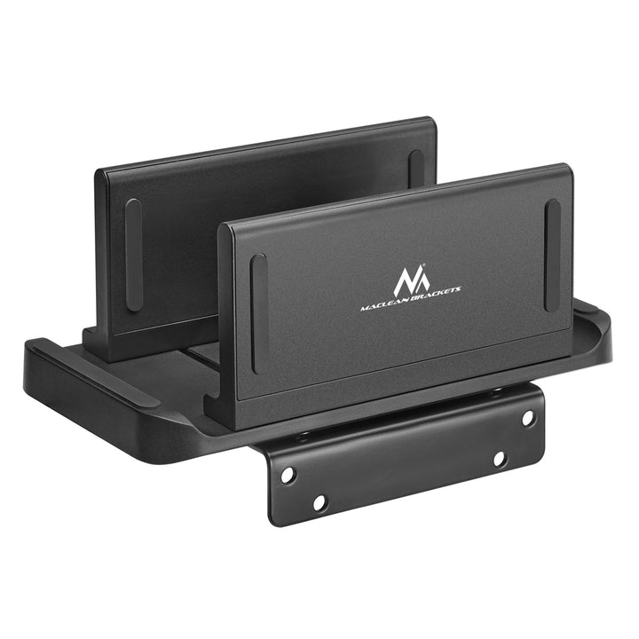 Maclean MC-454 Thin Client / Mini PC Terminal Holder, zwart, compatibel met VESA-beugels, vrijstaand,