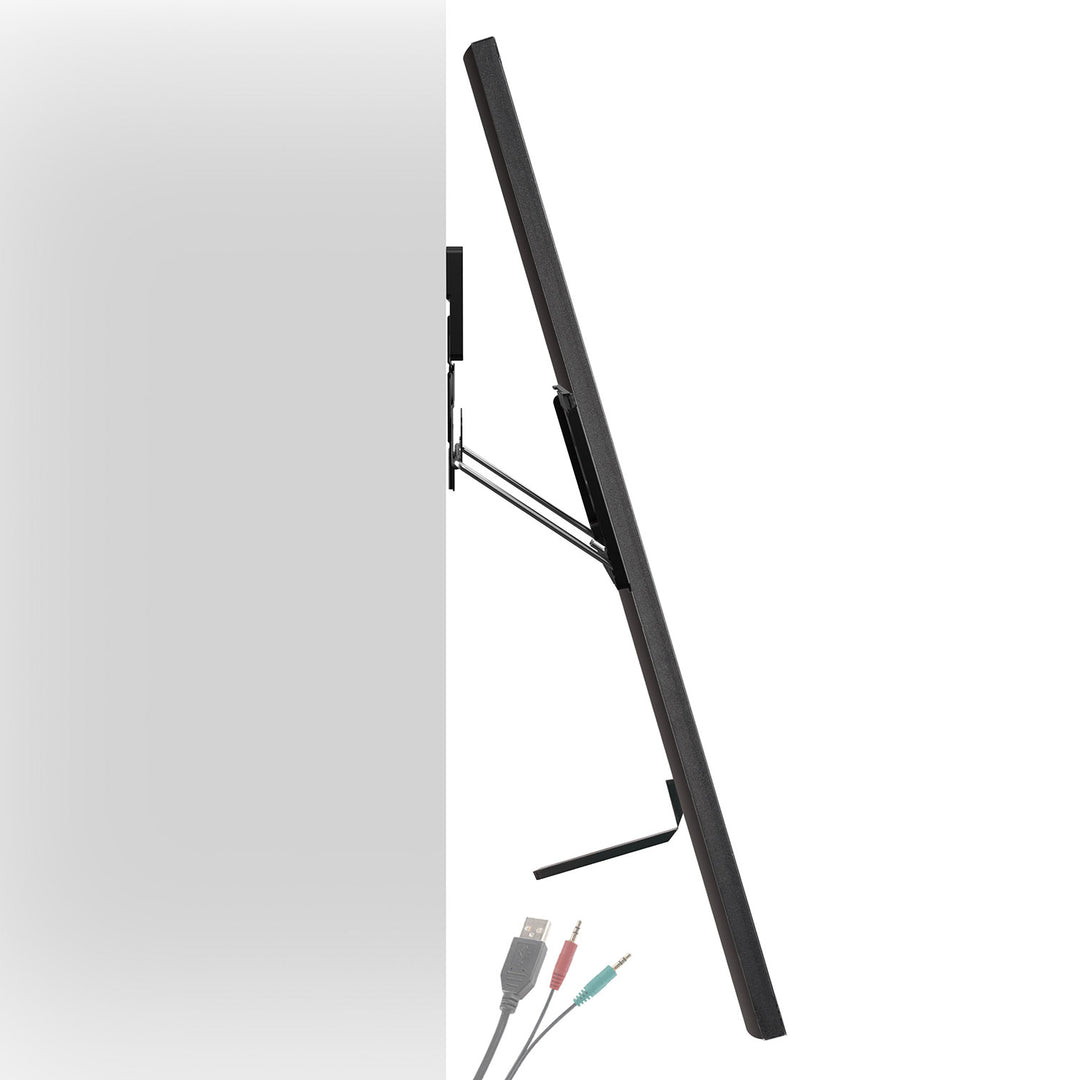 Maclean MC-481 ultraplatte muurbeugel voor TV 37-80, max VESA 600x400