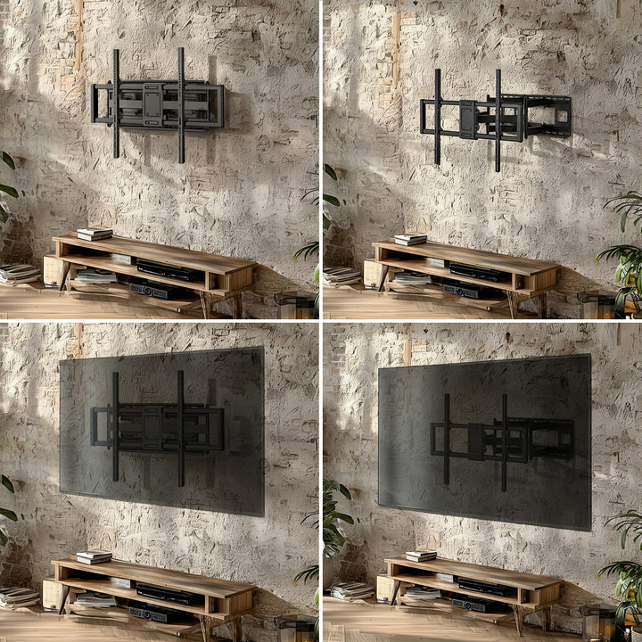 Maclean MC-482 Economic TV-beugel max VESA 900x600 60-120" 120 kg zwart