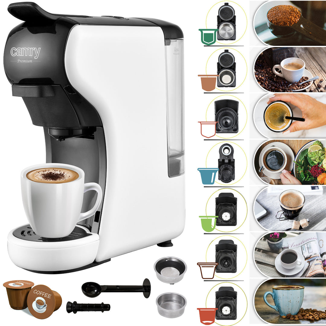 Machine à espresso Camry, pression, multi-capsules, 19 bar, CR 4414