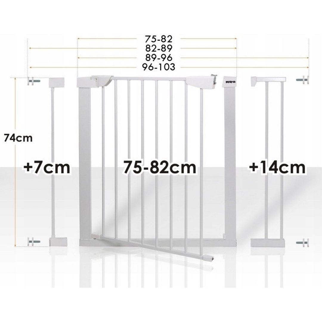 Veiligheidsbarrière voor deuren, trappen 75-103cm HanksKids