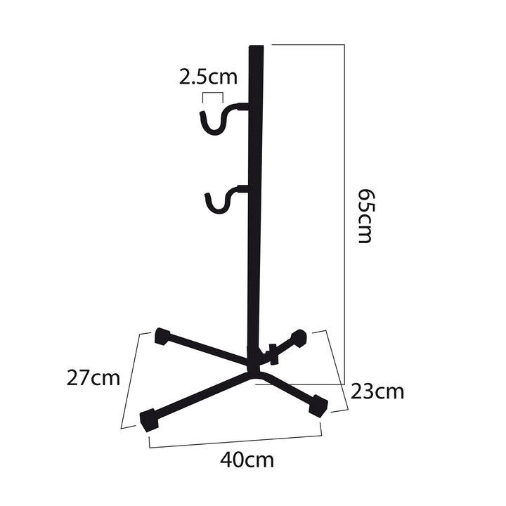 Maclean MC-434 Servicehandgreep voor stalen fiets max. belasting 20 kg geschikt voor MTB-fietsen met wielen tot 27,5"