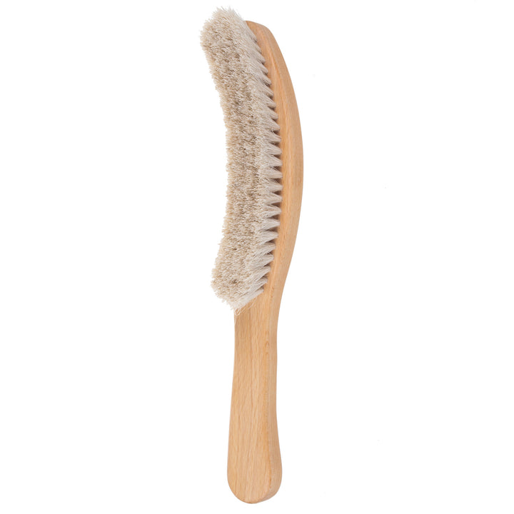 Brosse de nettoyage de chapeau Starmann Brosse en fibre de crin de cheval en fibre naturelle