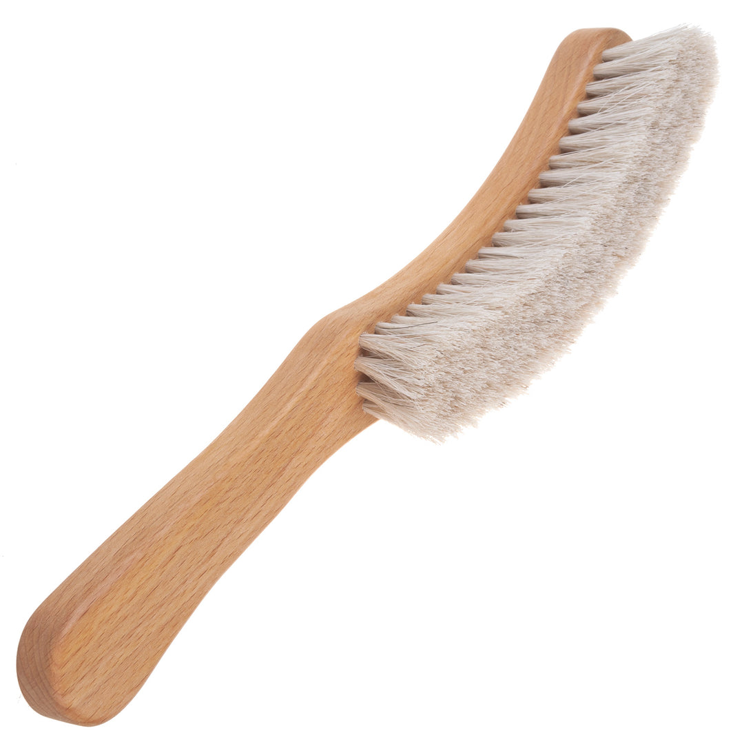 Brosse de nettoyage de chapeau Starmann Brosse en fibre de crin de cheval en fibre naturelle