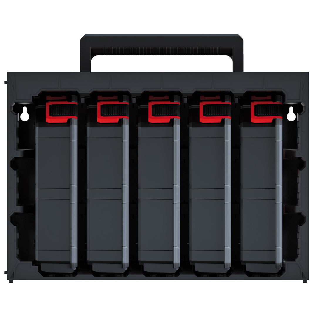 Kistenberg Tagercase 30 KTC30256B-S411 gereedschapskoffer met 5 organizers