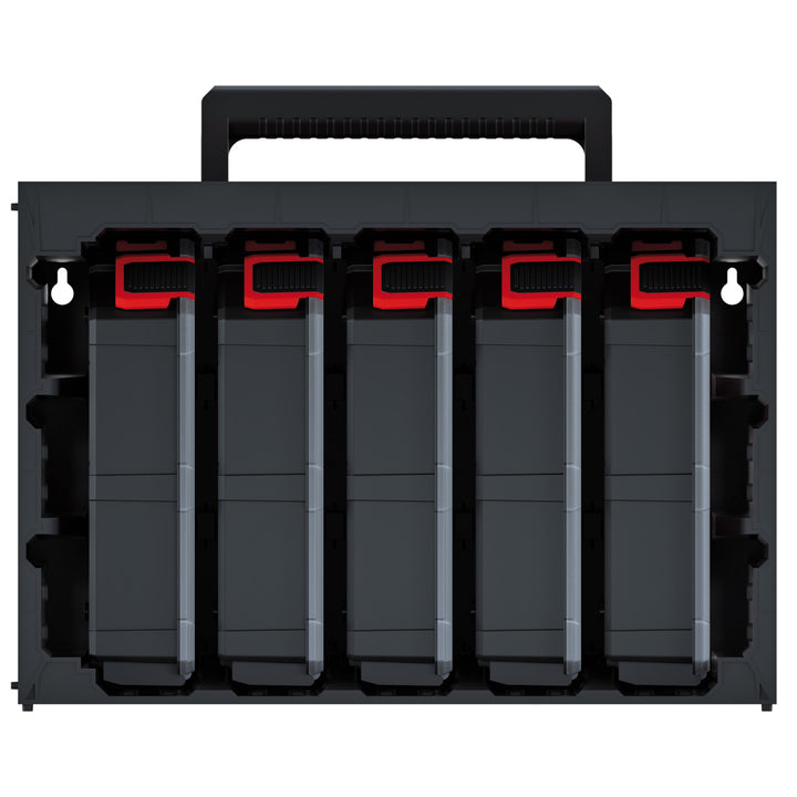 Kistenberg Tagercase 30 KTC30256B-S411 gereedschapskoffer met 5 organizers