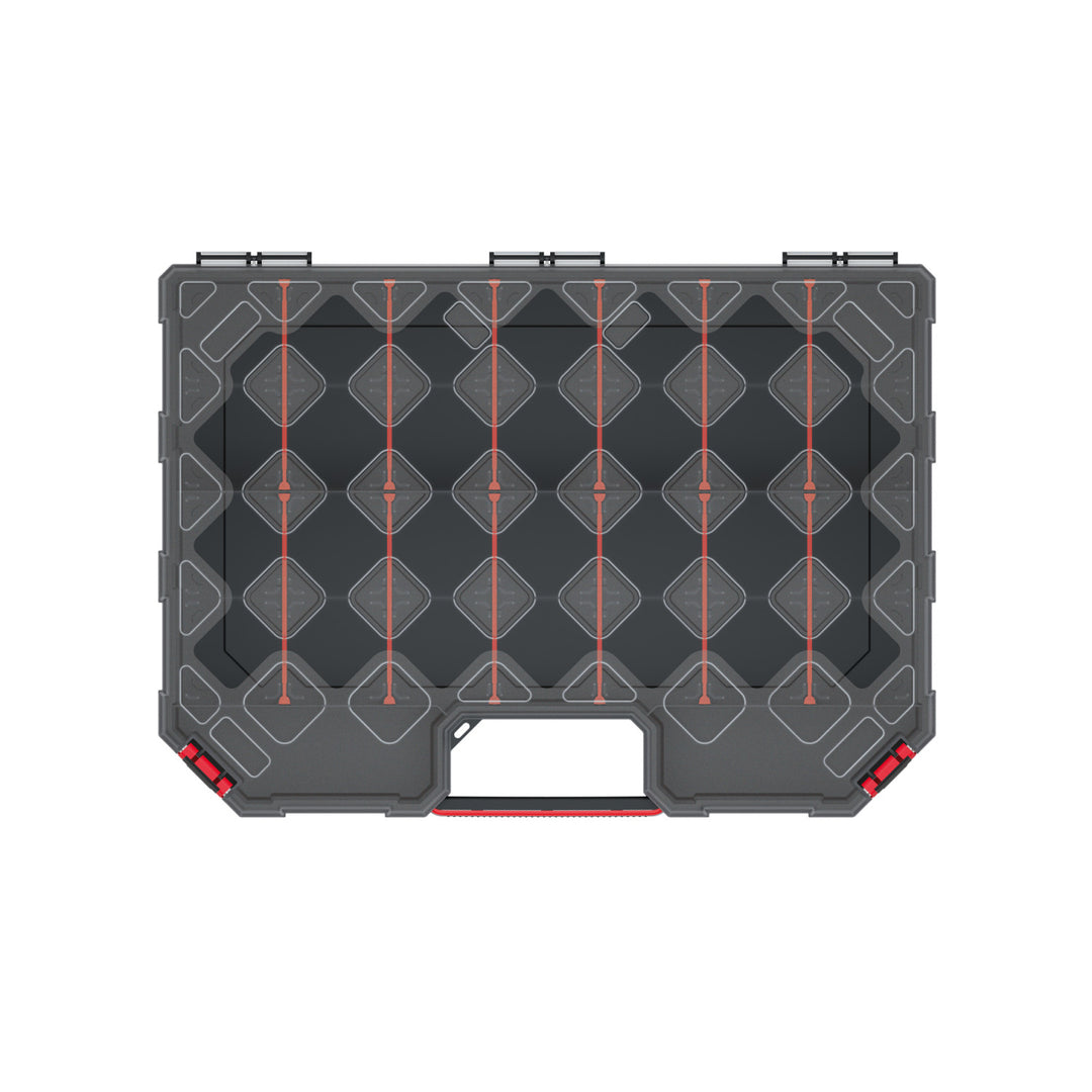 Mallette à outils Kistenberg Tagercase 40 KTC40306S-S411 3 organiseurs empilés horizontalement