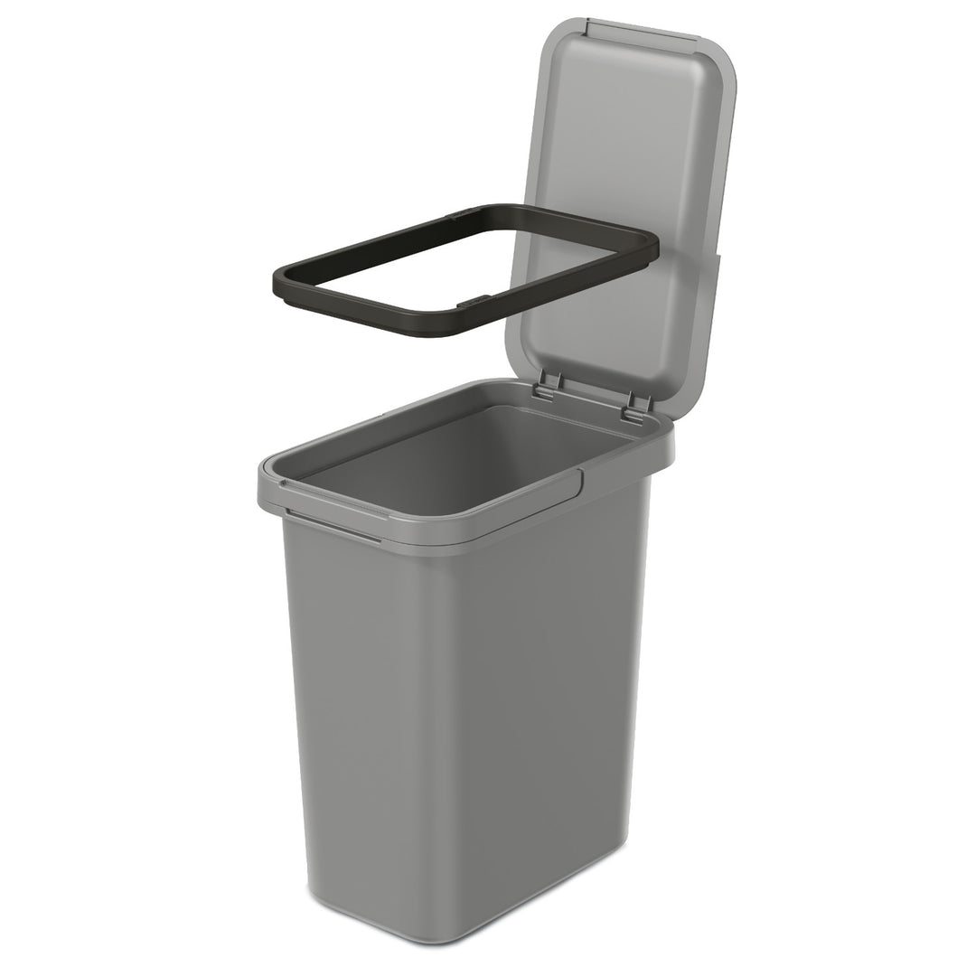 Keden SYSTEMA sorteerbak - glad grijs 12 liter