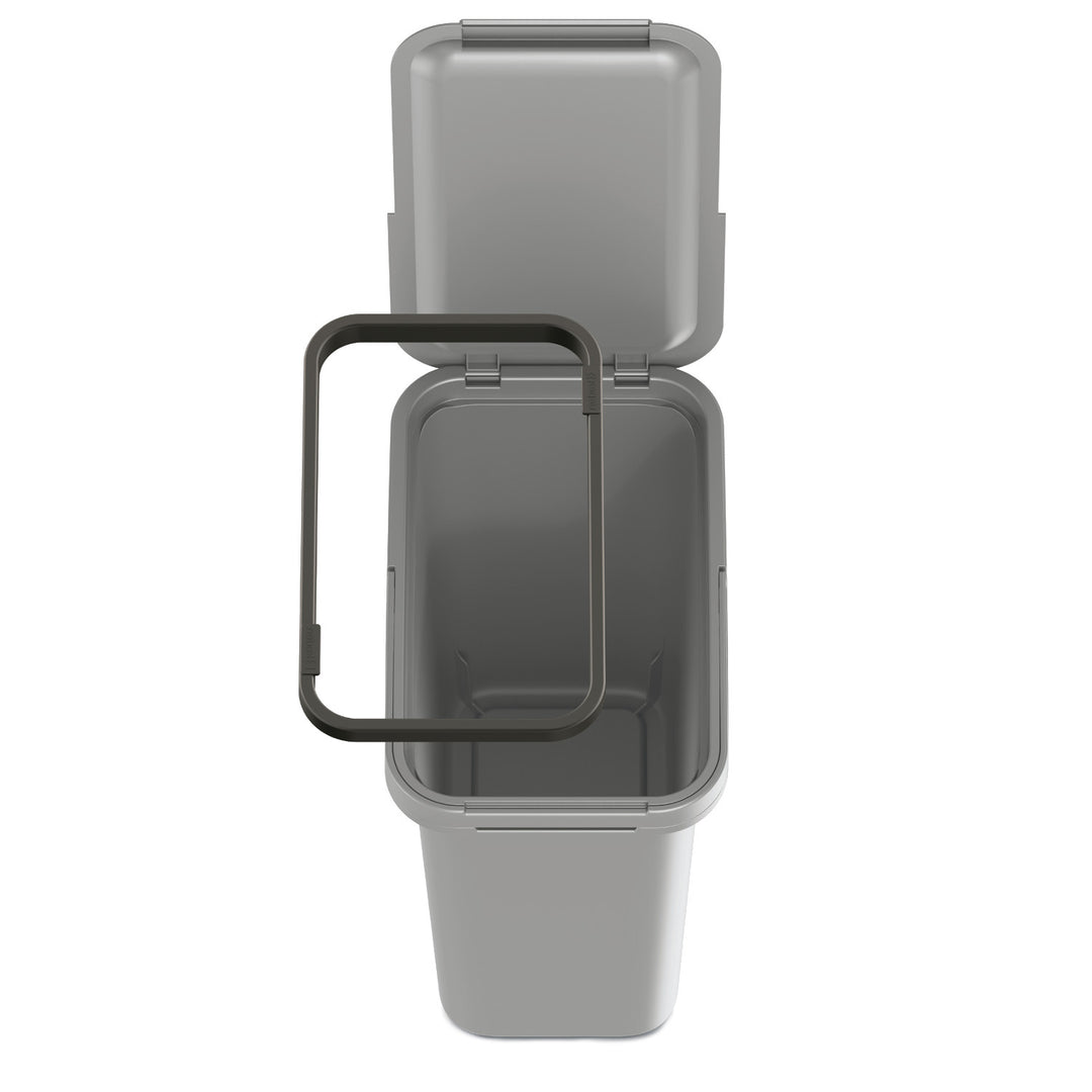 Keden SYSTEMA sorteerbak - glad grijs 12 liter
