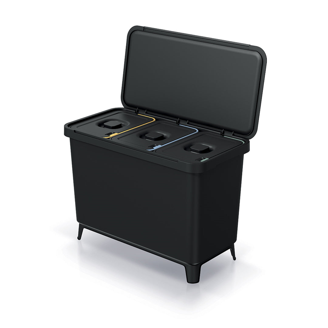 Keden SYSTEMA poubelle - 3x10l noir recyclage