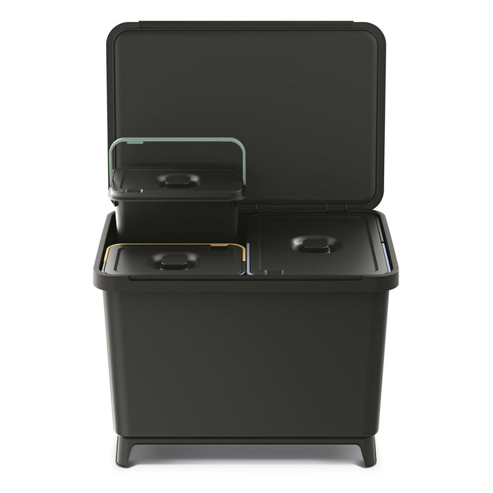 Keden SYSTEMA poubelle 2x10 + 23l - noir recyclage