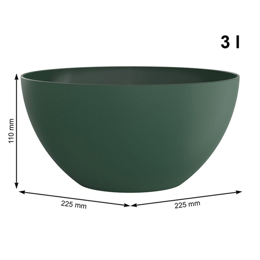 Rotho Caruba 3 L slakom 22,5 cm groene kleur 3 l