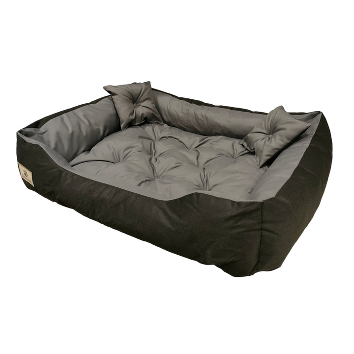 Prestige lair pour chien, chat 80x60 / 100x75 cm gris-noir