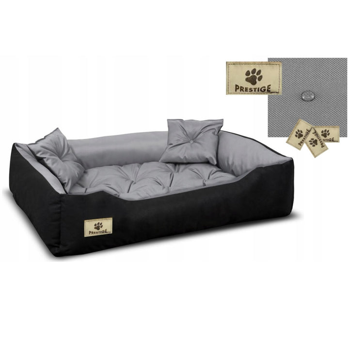Prestige lair pour chien, chat 80x60 / 100x75 cm gris-noir