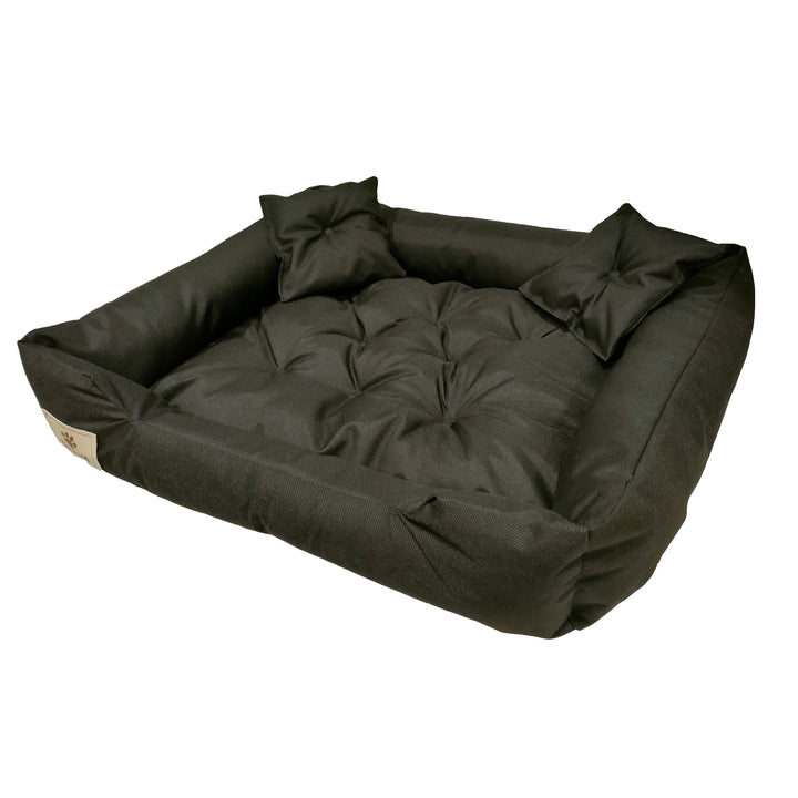 Lit Prestige pour chiens et chats, disponible en tailles 100x80 / 115x95 cm, noir.