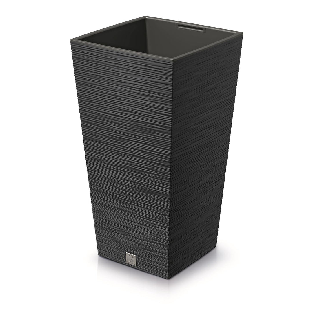 Prosperplast Furu Pot de fleurs carré avec insert DFSH240-S433 - couleur anthracite