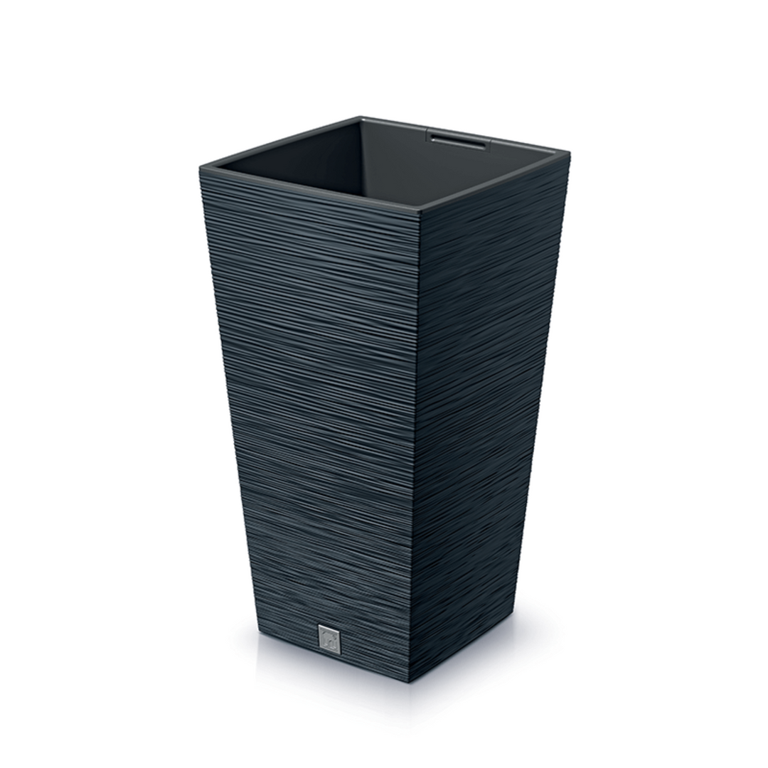 Prosperplast Furu Pot de fleurs carré avec insert DFSH265-S433 - couleur anthracite