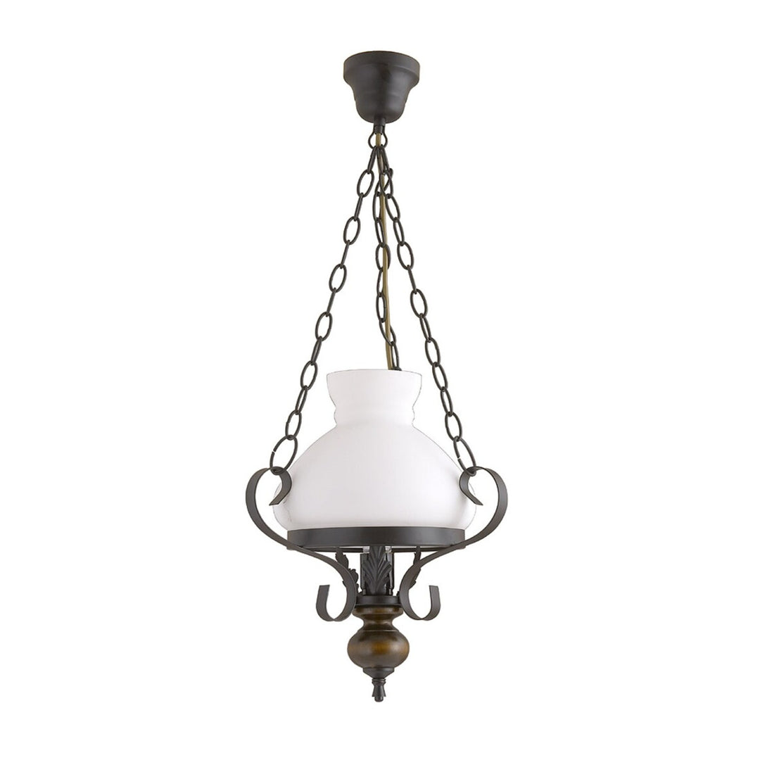 RABALUX PETRONEL lustre lampe suspendue 7076 métal bois verre