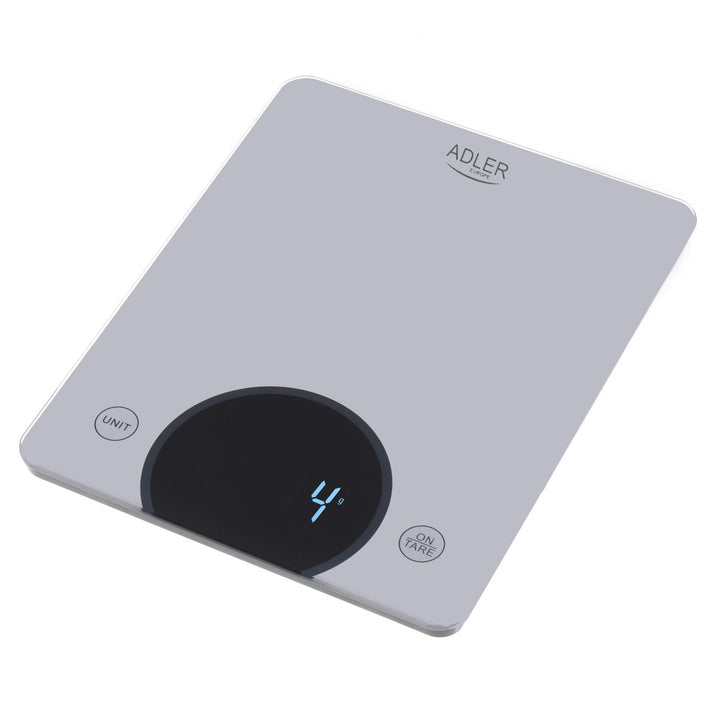 Adler AD 3173s Balance de cuisine jusqu'à 10kg LED Dimensions 20 x 16 cm