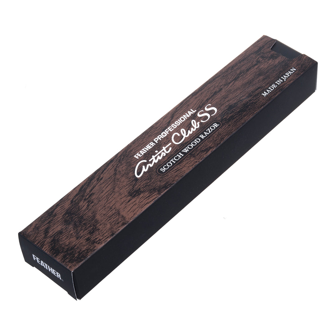 Rasoir professionel shavette ACS-RSW Feather Professional Artist Club Scotch Wood