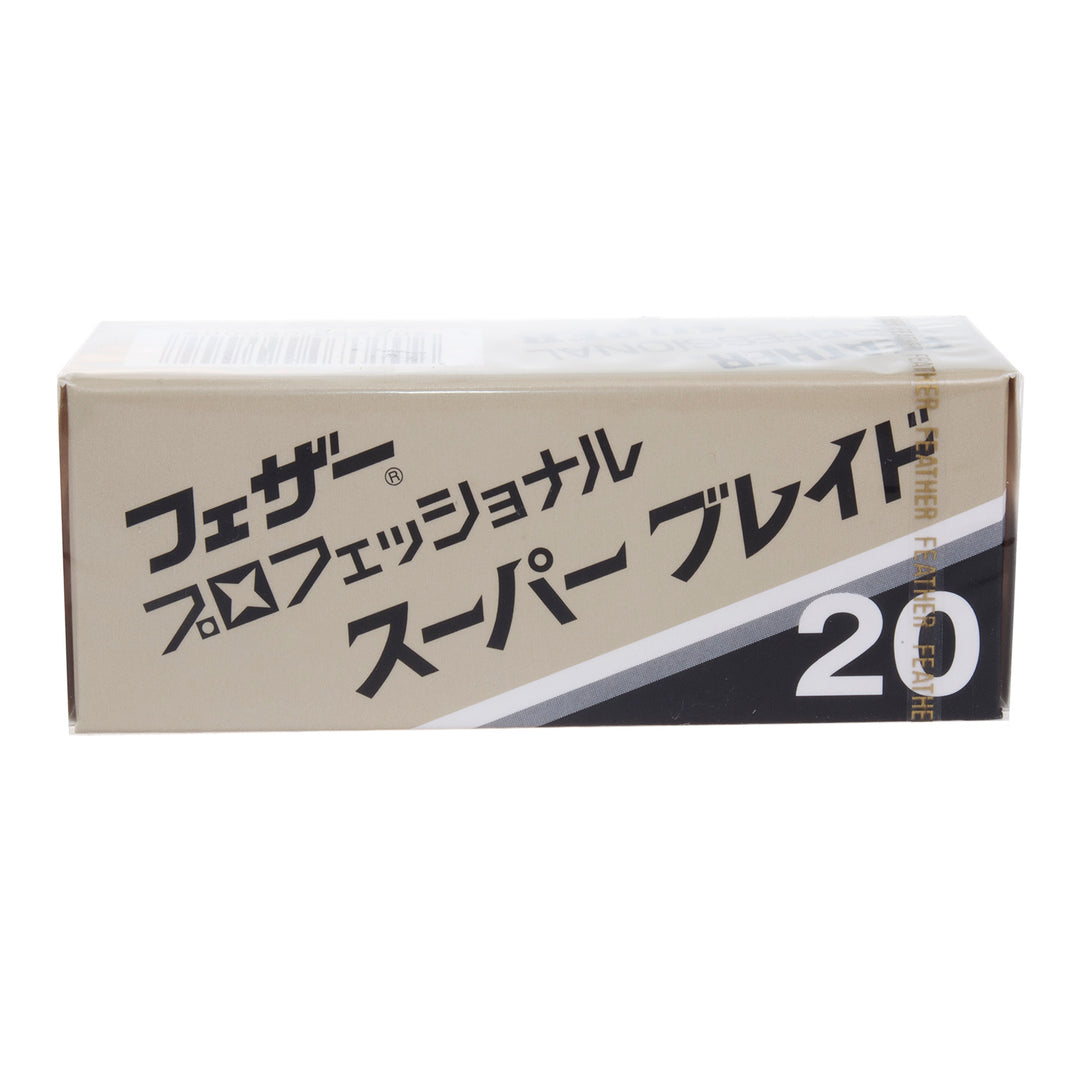 FEATHER Super Blade PS-20 lames de rasoir shavette - 20 par paquet