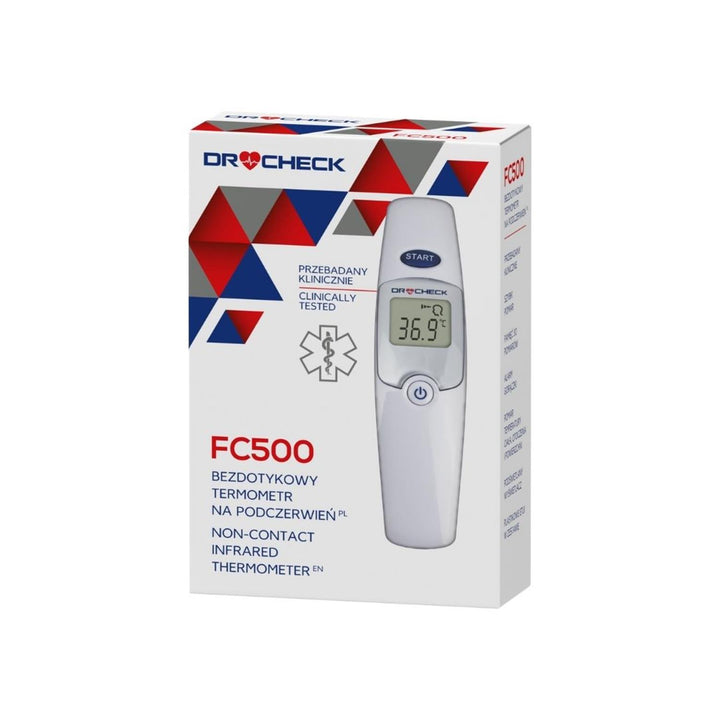 Thermomètre infrarouge sans contact DrCHECK FC500 Mémoire pour 30 mesures