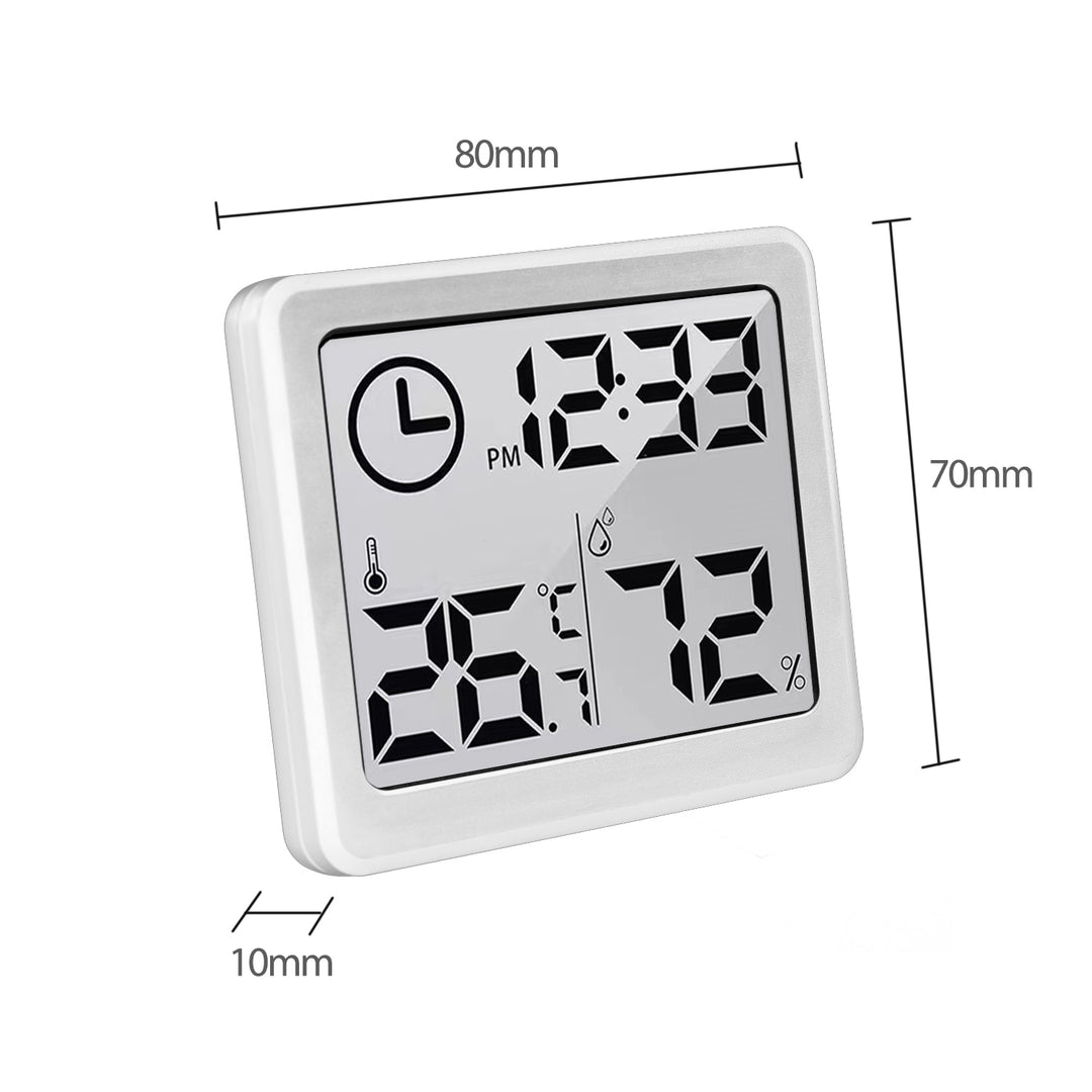 GreenBlue GB384W Thermometer/hygrometer met klokfunctie wit digitaal